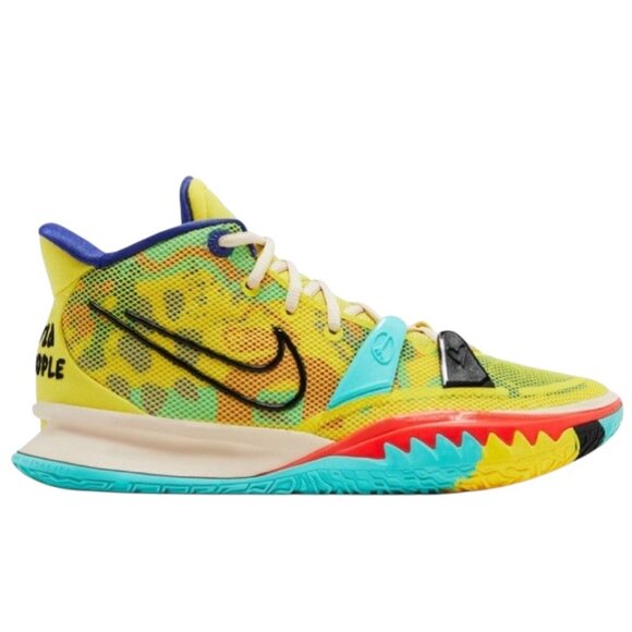 Nike Kyrie 7 \'1 World 1 People\' Mens Basketball Shoes Size 8.5 CQ9326 700 (NEW) main image 4